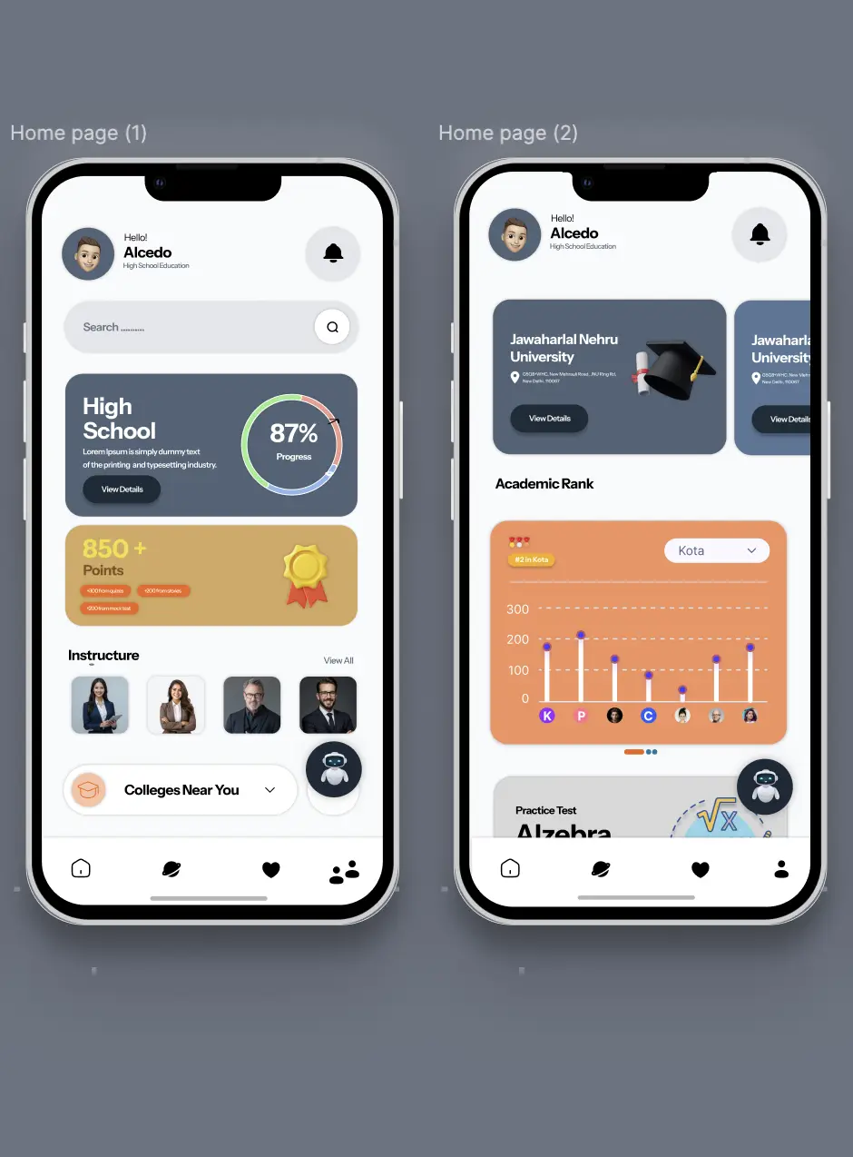 Alcedo edtech app